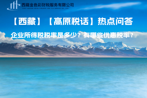 西藏企业所得税税率是多少？有哪些优惠税率？