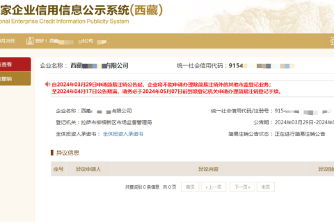 西藏拉萨公司，2024年最新简易注销流程、常见问题